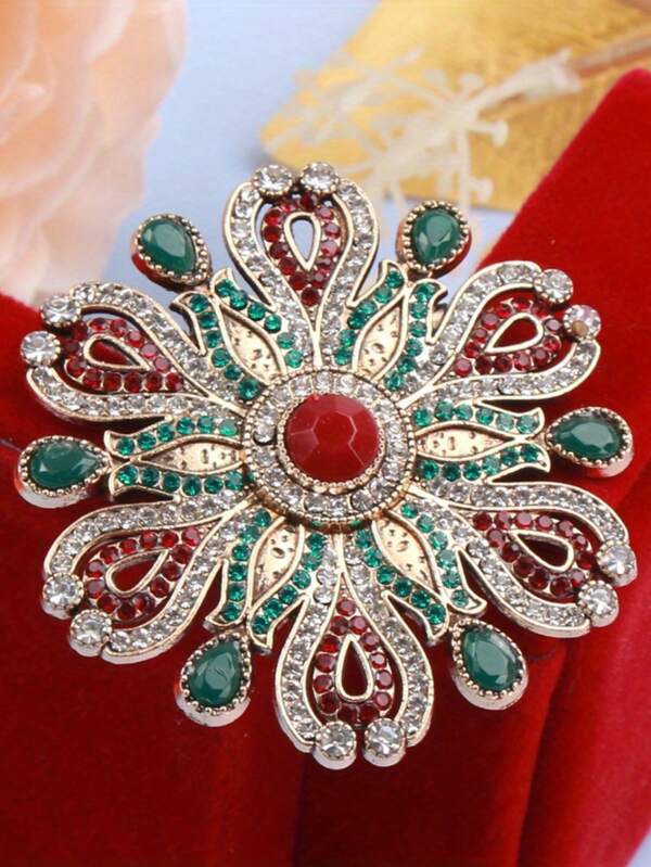 دبوس بروش بارك مميز عالي الجودة، مجوهرات حفلات شخصية مجوفة على طراز الفينتاج، دبوس شارة مطلي بالمينا