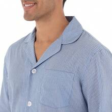 Men's Long Sleeve Broadcloth Pajama Set