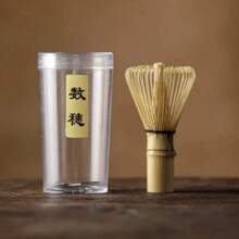 Mélangeur à matcha en bambou biologique fait à la main - 100 dents, tiges de thé japonaises traditionnelles, convient pour la cérémonie du thé authentique et l'art du dessin de fleurs, conception de haute qualité et poils faciles à nettoyer, préparation de latte au matcha, esthétique classique, un premier choix pour les acheteurs pour la rentrée des classes