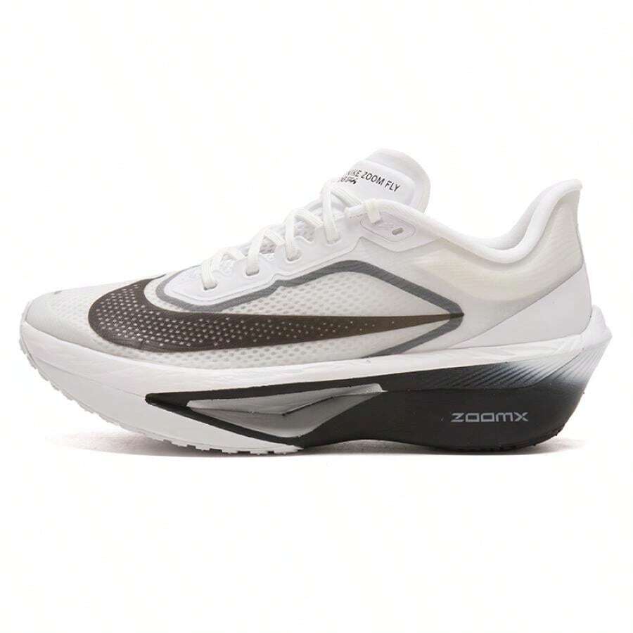Nike ZOOM FLY 6 跑步鞋，轻便且支撑性强的男士鞋，适合健身房锻炼和训练，FN8454-100 - 白/黑/煙灰 - 查看 1