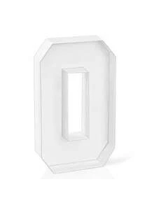 1pc 0-9 Cardboard Number, Fillable Number Candy Box, Charcoal Tray Box Letters, Gift Box Shape Tray For Chocolate Candies, Empty Gift Box Suitable For Birthday Party Gifts - White - View 13