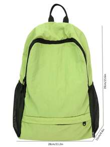 Mochila Dobrável Fashionable & Minimalista, Mochila Escolar Casual de Grande Capacidade e Leve para Estudantes