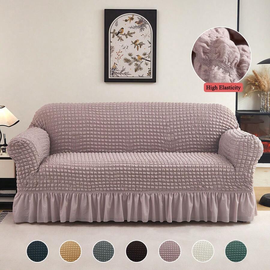 1 Piece  Sofa Cover Elastic Living Room Sofa Cover Pet Anti-Dirty Universal Sofa Protector Home Decoration Sofa Cushion Cover