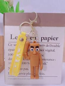 1 Peça Chaveiro de Animais Brainrot, Chaveiro de Figura de Ação Tung Sahur com Alça de Pulso, Chaveiro da Coleção Tralalero Tralala, Decoração Pendurada Fofa, Chaveiro de Figurinha de Desenho Animado Engraçado, Acessório Pequeno e Criativo para Bolsa, Acessório de Carro para Melhores Amigos e Casais, Acessório de Halloween, Ideias de Presente para o Dia dos Professores e Natal
