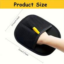 1/2/3/5pcs Double-Sided Anti-Static Pet Deshedding Gloves, Double-Sided Deshedding Brush, Suitable For Furniture, Car Seats, Carpets, Bedding, Clothes, Reusable And Machine Washable, Black Mesh Design Effectively Removes Hair, Pet Deshedding Tool, Furniture Cleaning, Durable Fabric - Multicolor - View 11