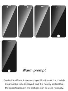 paquete de 1 Protector de pantalla de vidrio templado anti-espía compatible con 16/16 Pro Max/15/14/13/12/11 Pro Max Mini XR XS MAX - Brillante, resistente a rasguños, película protectora a prueba de roturas