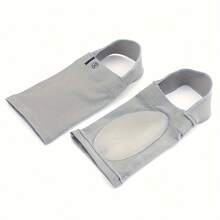 2 件足弓支撑绷带尼龙鞋垫足垫，男女通用足底筋膜炎袜子 - 灰色 - 查看 8