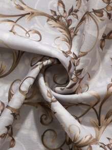 8 件女士无缝舒适柔软面料内裤，精美佩斯利印花设计 - 彩色 - 查看 8