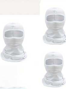 1pc Outdoor Cycling Anti-UV Balaclava Motorcycle Face Mask Helmet Inner Lining Cap, Windproof Breathable Quick Dry