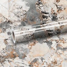 1 卷大理石外观自粘墙纸 - 防水、防油、可移除接触纸、简约北欧风格厨房台面防油贴纸，适用于厨房台面、橱柜、浴室墙壁、客厅装饰 - 大理石风格，自粘，易于协调 - 彩色 - 查看 18