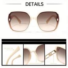 Vintage Square Fashion Glasses With Decorative Lenses, Retro Style Lightweight Design, Includes Faux Leather Case And Microfiber Cloth, Creative Eyewear, Unique Glasses, Unisex Square Shape Shades