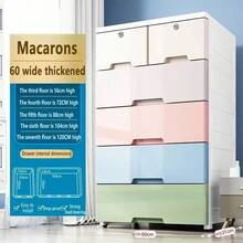 Drawer Cabinet Storage Rack, Home Use Baby Wardrobe Organizer Chest For Clothes Toys Snacks - Multicolor - View 60