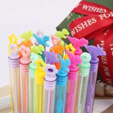 20 piezas Varitas de burbujas de dinosaurio, botellas de jabón de burbujas de plástico, sin agua, perfectas para decoraciones de fiesta de cumpleaños feliz, regalos de boda para invitados, y recuerdos de despedida de soltera, burbujas, recuerdos de fiesta para niños, pistola de burbujas, burbujas, recuerdos de fiesta para niños, obsequio