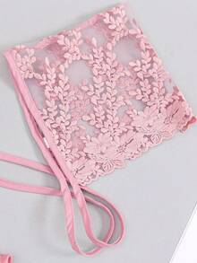 Baby Girls' 0-2 Years Old Pink Dress Set, Bridesmaid Wedding Pageant Outfit, Tulle Birthday Party - Dusty Pink - View 8