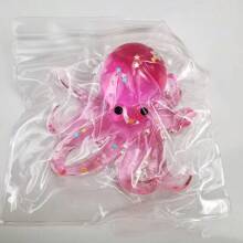 1 Peça Brinquedo Macio de Polvo Transparente 2025 - Brinquedo Sensorial de Alívio de Estresse em TPE Ultra Macio, Crescimento Lento para Crianças (Presente)