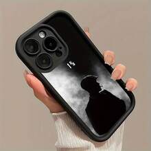 [Teléfono] Este teléfono con temática de Peggy Brinders presenta un elegante acabado mate y una textura única en forma de escalera. Ofrece un agarre cómodo y es compatible con varios modelos, incluidos los más recientes. Es para amigos, pareja o familia - Negro - Ver 4