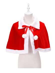 1 buc pelerine de Crăciun, pelerine pentru adulți, pelerine, decorațiuni de Crăciun, haine de Crăciun din catifea, îmbrăcăminte potrivită pentru decorațiuni de Crăciun, pelerine, cadouri potrivite pentru a fi oferite ca daruri de Crăciun