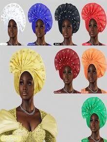 1 件欧美时尚女士婚礼头巾，串珠钻石扇形圆帽，涤纶休闲派对优雅串珠水钻，适合约会、婚礼、节日、日常穿着春夏秋冬