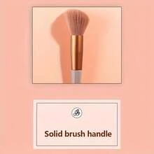 {Cosmetic Bag}Valentine's Day Gift 13pcs Mini Travel Makeup Brush Set - Minimalist Design With Portable Storage Bag, High-Quality Cosmetic Brushes For Versatile Makeup Application, Ideal Travel Essentials For Beauty Enthusiasts Beauty Tool Gift For Girlfriend - Màu vàng - Xem 9