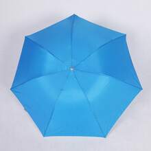 Outdoor Umbrellas - Paraguas de pegamento plateado de 8 huesos y 3 secciones - Ver 6