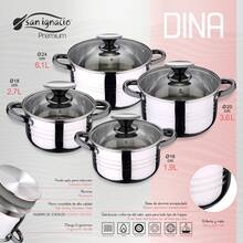 San Ignacio 8-Piece SIP Cookware Set + 3-Piece 16/20/24-Inch Frying Pan Set. Actual Color: As Shown. - Camel - View 2