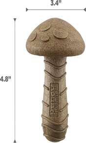 Outward Hound Dogwood Wood Durable Dog Chew Toys, Real Wood &Amp; Calming Hemp, 2-Pack, Medium - Nấm Dogwood - Xem 7