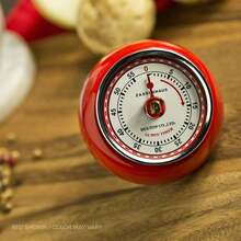 2025-New Manetic Retro 60 Minute Kitchen Timer, 2.75-Inch, Cool Ray - 酷灰色 2.75 英寸 - 查看 2