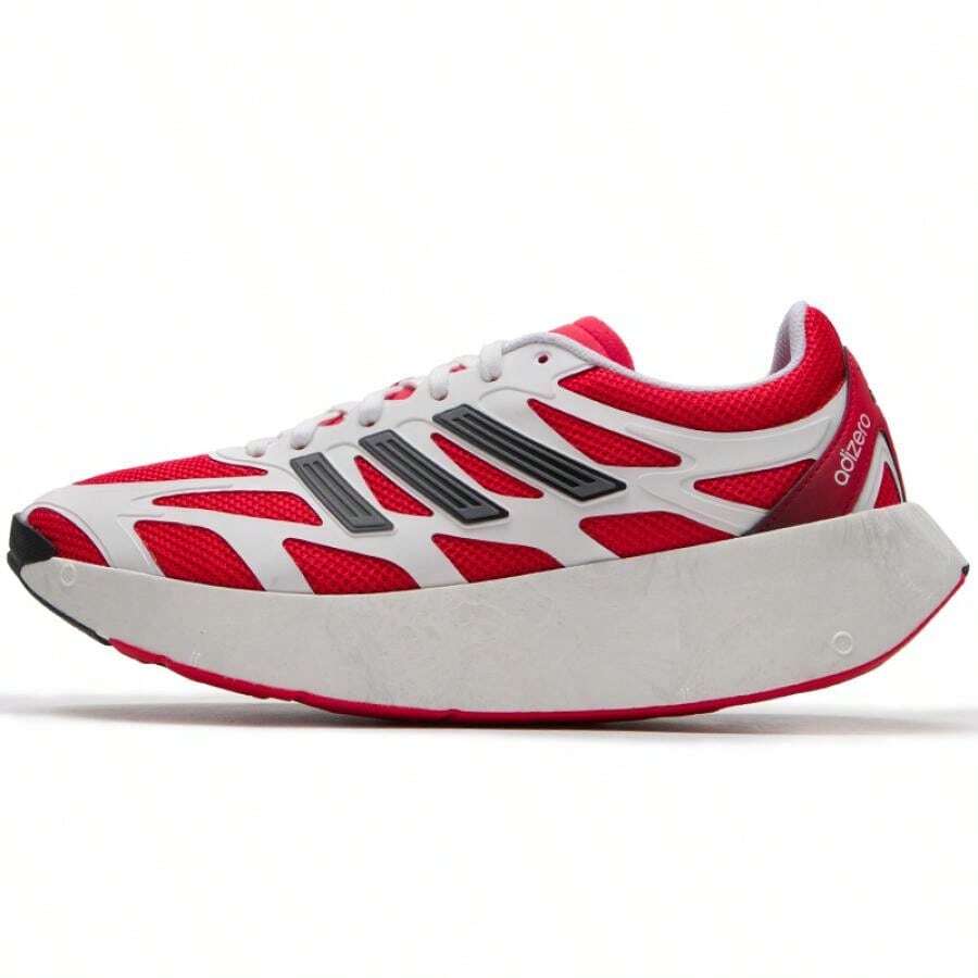 Adidas Originals ADIZERO ARUKU 千禧风休闲运动鞋,轻便简约低帮旅行鞋,JI0308 - 先鋒猩紅 - 查看 1