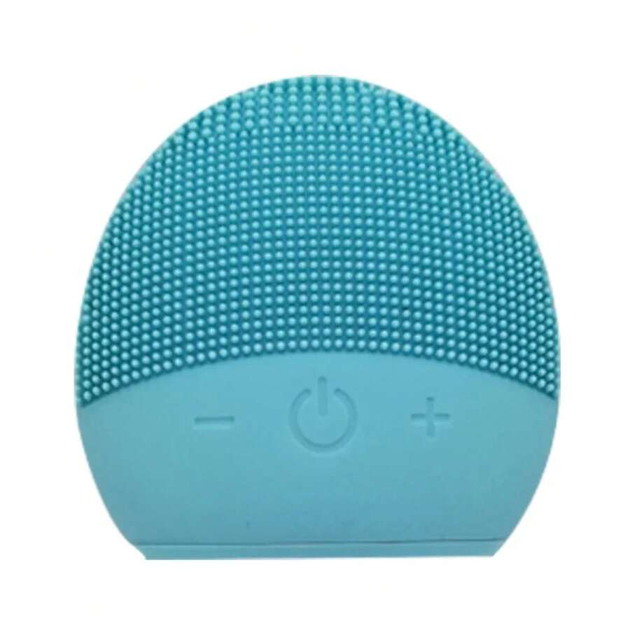 Beauty Facial Cleansing Brush Face Skin Care Tools Waterproof Silicone Electric  Cleanser Facial High Frequency Wand - 藍色 - 查看 1