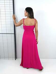 Drica Long Dress - Pink