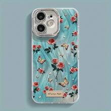 Etiqueta para funda de teléfono compatible con phone X/XS, 11, 12, 13, 14, 15 y 16 - Azul - Ver 2
