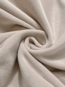 1pc Camel Faux Fur Arched, Solid Color High Elastic Dust-Proof Anti-Fouling Decorative Full Cover Chair Slipcover, Suitable For Hotel, Living Room, Study, Dining Room Daily Chairs, Black, Gray, Champagne, Back To School, Room Decor, School Supplies