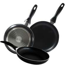 San Ignacio 8-Piece SIP Cookware Set + 3-Piece 16/20/24-Inch Frying Pan Set. Actual Color: As Shown. - Camel - View 10
