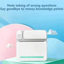 适用于 Android 和 IOS 的便携式迷你热敏照片打印机，适用于学习和办公，可立即打印给朋友，可作为返校日常礼物，工作清单、笔记，小巧轻便