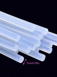 5-100pcs High Temperature Resistant White/Clear Glue Sticks, DIY Hot Melt Sticks