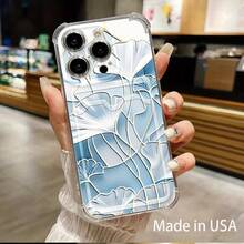 Funda transparente para teléfono con ranura para tarjetas, compatible con phone 16, 15, 14, 13, 12 y 11 - Colores mixtos 1 - Ver 1