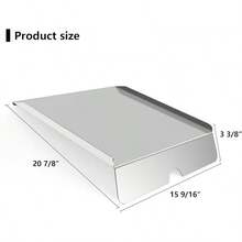 22 Stainless Steel Drip Pan Heat Baffle Traeger 22 Series,Traeger Pro 575 Drip Tray,Traeger BAC012 BCA070 BBQ07C And Newer Lil' Tex,Lil' Tex,Lil' Tex Pellet Smoker Grills Parts - BAC012 - 查看 3