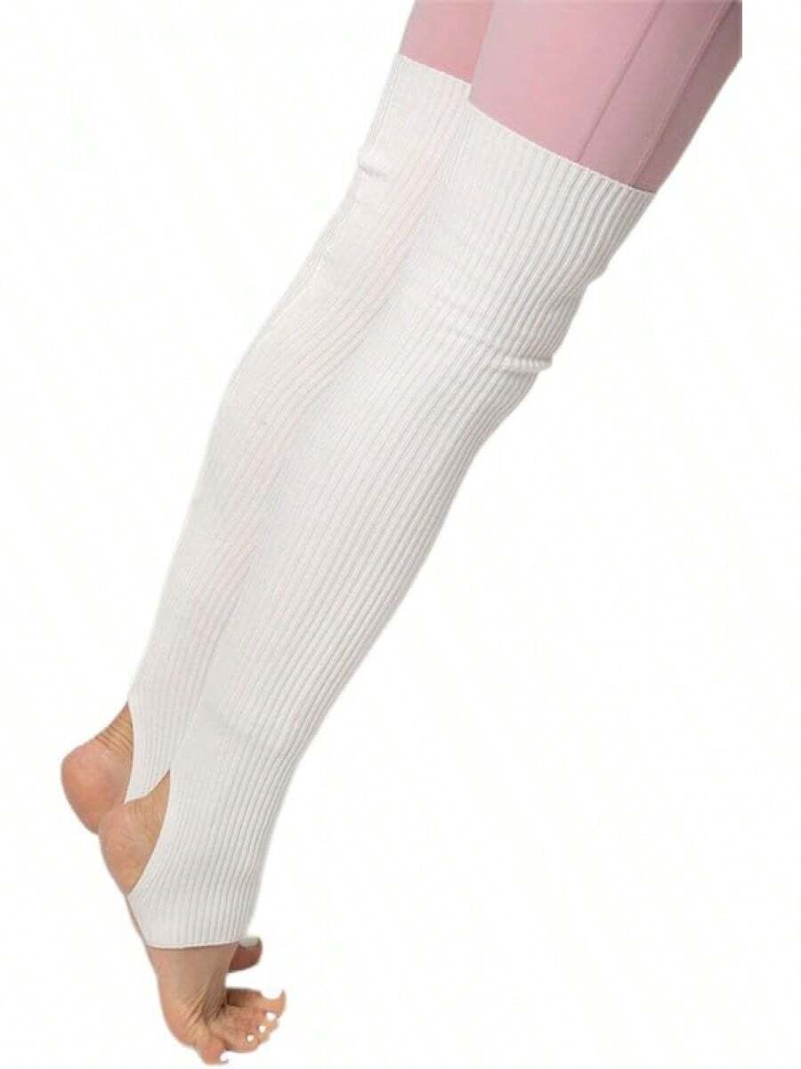 Leg Warmers & Socks For Women's Dance & Yoga - Open Toe & Heel - Eighty's 80s Ribbed Party & Sports Socks