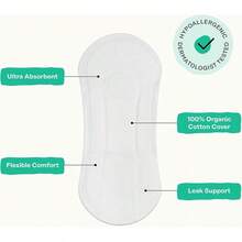 Honey Pot Company - Herbal Pads For Women - Super W/Wings - Infused W/Essential Oils For Cooling Effect, Organic Cotton Cover, & Ultra-Absorbent Pulp Core - Feminine Care - FSA & HSA - 16 Ct - 草本日常護墊 - 查看 5