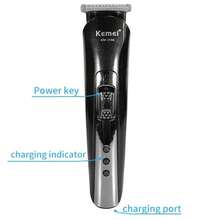 Kemei KM-1506 多功能 USB 理发器，3 合 1 男士美容套装，电动充电式毛发修剪器电动剃须刀胡须剃刀理发器，男士无线理发器理发器专业男士礼物，可充电 USB