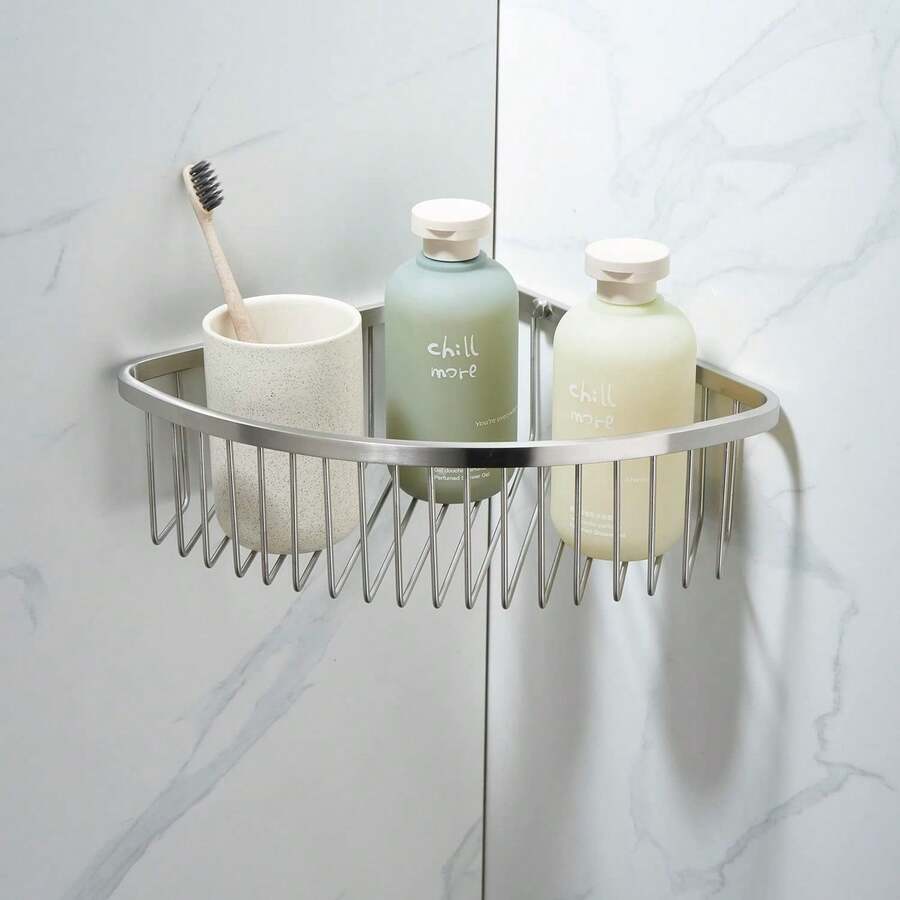 Shower Racks & & Shower Head Holders - Nickel - View 1