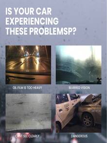 40片装汽车除雾除雨湿巾，玻璃清洁湿巾，免水清洁，去除雾霾和条纹，确保夜间平稳驾驶 - 白色 - 查看 4