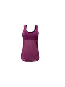 Women's Transparent Tulle Tank Top Gym Clothing Fitness Fashion - 玫瑰紅 - 查看 2