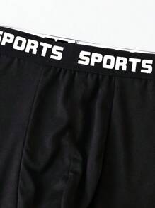 Juego de 6 piezas de ropa interior para hombre, calzoncillos tipo bóxer con cintura con estampado de letras y de unicolor, cómodos, suaves y elásticos, adecuados para todos los hombres, desde tallas regulares hasta tallas grandes, ideales para pantalones deportivos y uso diario casual, regalo ideal para novio, calzoncillos tipo bóxer duraderos para hombres