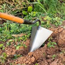 1pc Thickened Multi-Function Garden With Teeth - Weeding, Soil Tilling, Detachable Rake Head