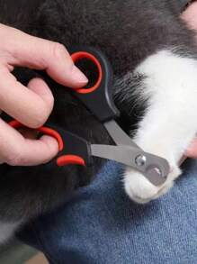 1/5Pcs Stainless Steel Pet Nail Clippers - High-Precision Trimmer Scissors For Dogs, Cats, Birds, Parrots & Guinea Pigs | Durable Claw & Paw Cutter With Ergonomic Non-Slip Handle | Professional Grooming Tool For Small Animals - Easy To Use & Stress-Free Nail Trimming & Shaping