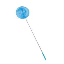 1 pièce Épuisette de pêche télescopique en acier inoxydable, épuisette de nettoyage, épuisette anti-insectes, sac d'épuisette pour libellules et papillons, convient pour la pêche et l'utilisation en extérieur