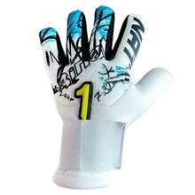 Rinat Asimetrik Basic Premium Latex Goalkeeper Gloves, Protection And Performance, Colors - 白色 - 查看 5