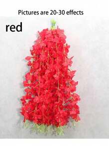 50 PIEZAS Guirnalda colgante de flores de seda de Wisteria artificial, decoración floral colgante perfecta para bodas, fiestas, cumpleaños, Navidad y hogares