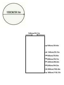 1 件白色条纹几何刺绣桌布，简约 Ins 风格纯色流苏，适用于咖啡桌、办公桌、节日聚会、生日派对、婚宴、家居装饰，四季皆宜 - 白色 - 查看 5